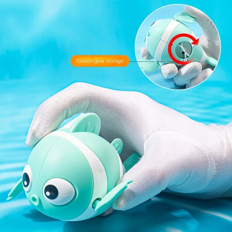 Cartoon Wind-Up Swimming Fish Bath Toy