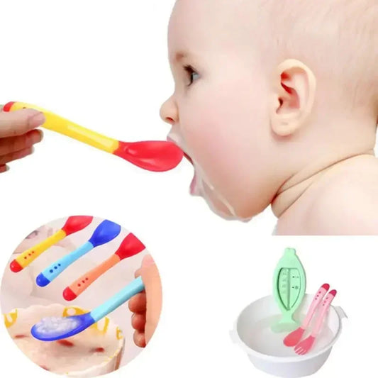 Baby Silicone  Feeding Spoons