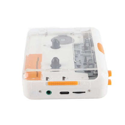 USB Cassette Converter Player - Portable MP3 Tape Player with Earphones, Plug & Play for pc