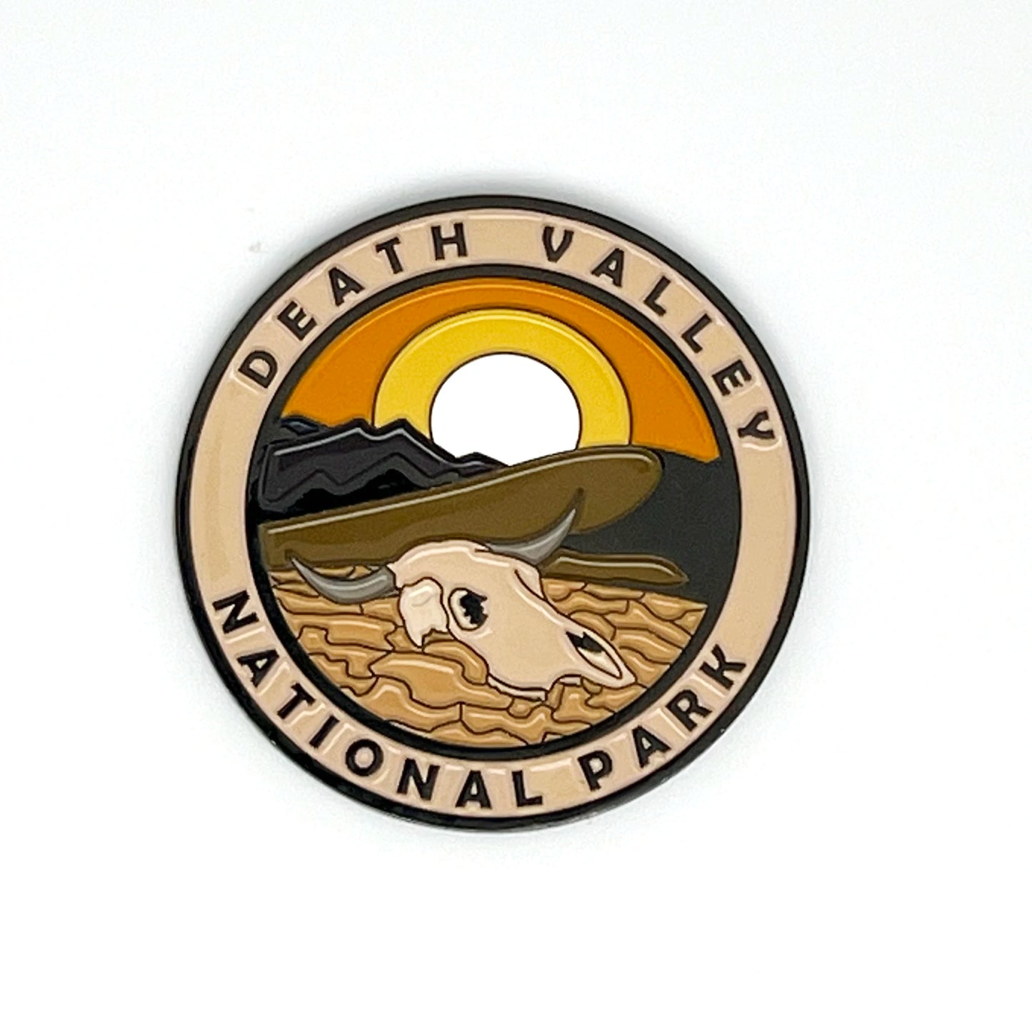 Death Valley National Park Collectible Magnet – Enamel Finish, 52mm – Cre8Travel