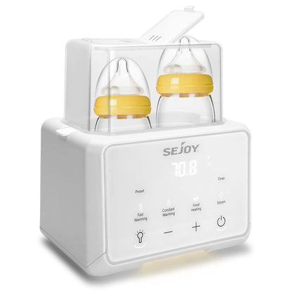 SEJOY Bottle Warmer, 6 in 1,breastmilk and Formula Milk Warmer, Baby Food Heating, Baby Water Warmer, Breast Feeding Essentials