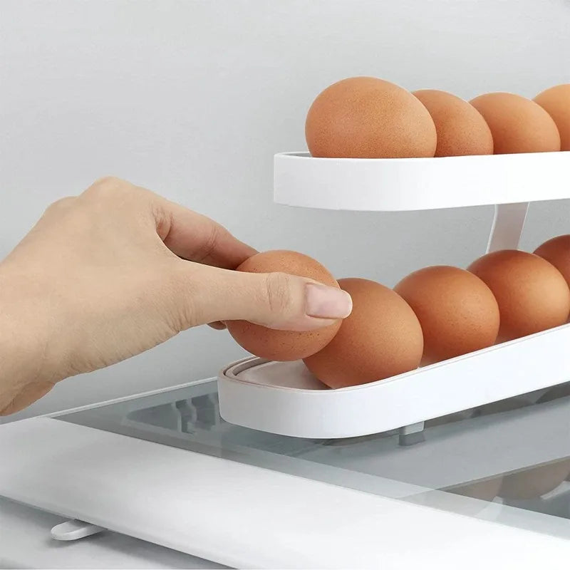 Automatic Rolling Egg Storage Box