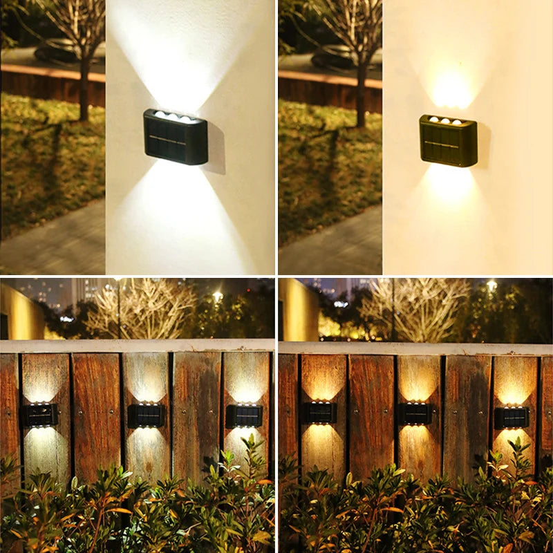 Outdoor Waterproof LED Solar Wall Lamp