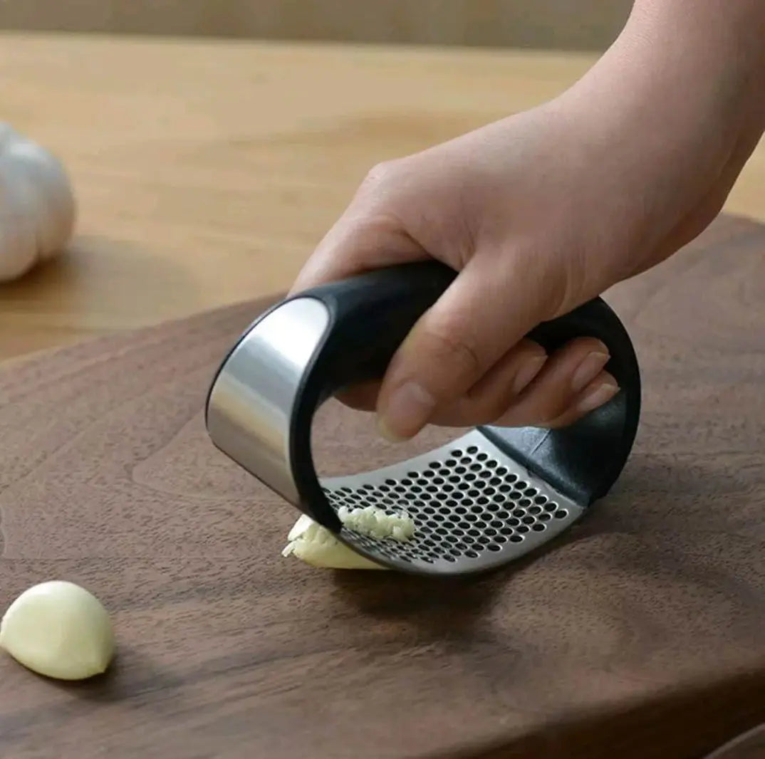 Kitchen Stainless Steel Garlic Presser