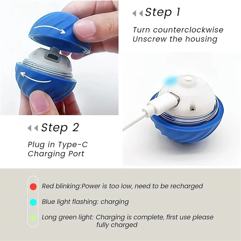 Dog Interactive Moving Ball Toy