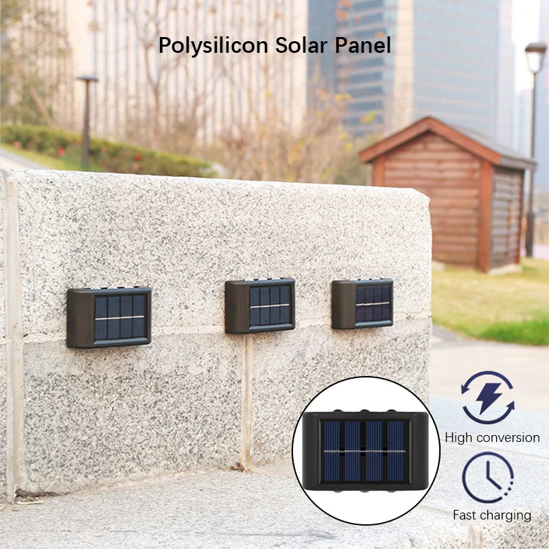 Outdoor Waterproof LED Solar Wall Lamp