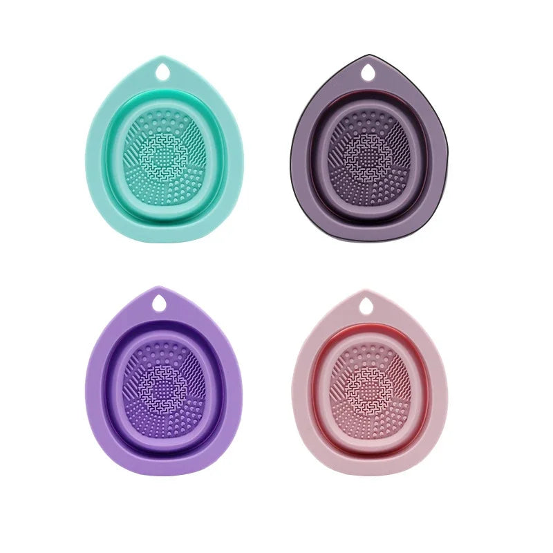 Silicone Makeup  Brush Cleaning Bowl