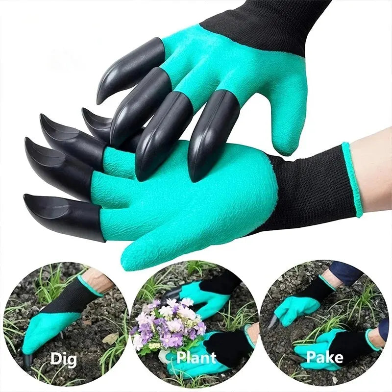 Garden Gloves Claws Easy Digging Planting