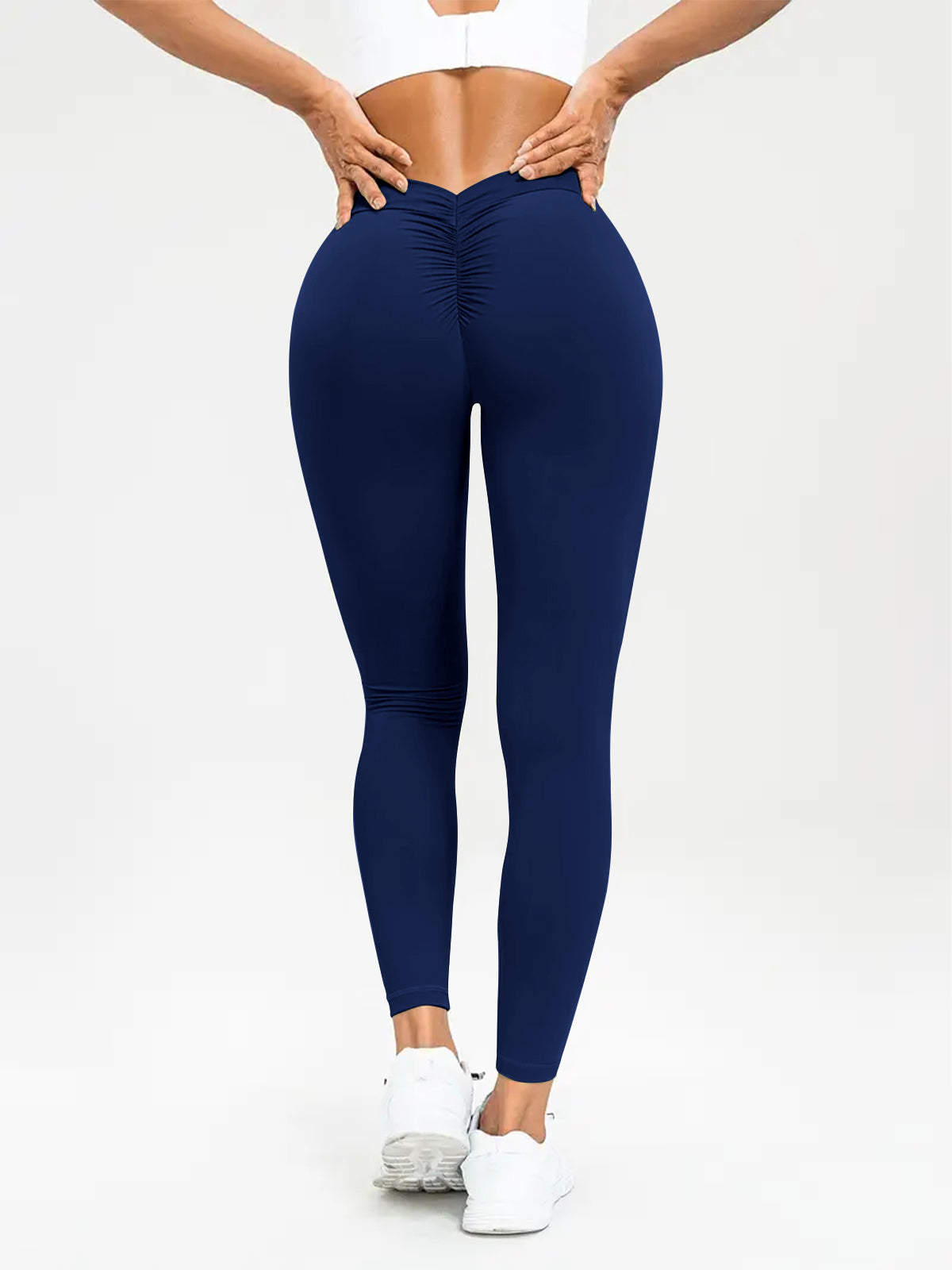 Women's Yoga Pants High Waist Lift High Elastic Tight Fitness Trousers-nabka