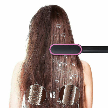 2-in-1 Electric Hair Straightener Brush Hot Comb Adjustment Heat Styling Curler Anti-Scald Comb, 2-in-1 Styling Tool For Long-Lasting Curls And Straight Hair-nabka