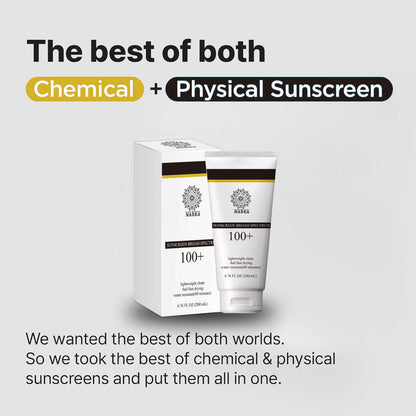 Aloe Vera Sunscreen Lotion, SPF 100, 6.6 fl oz, Matte Finish, Korean Skin Care Formula-nabka