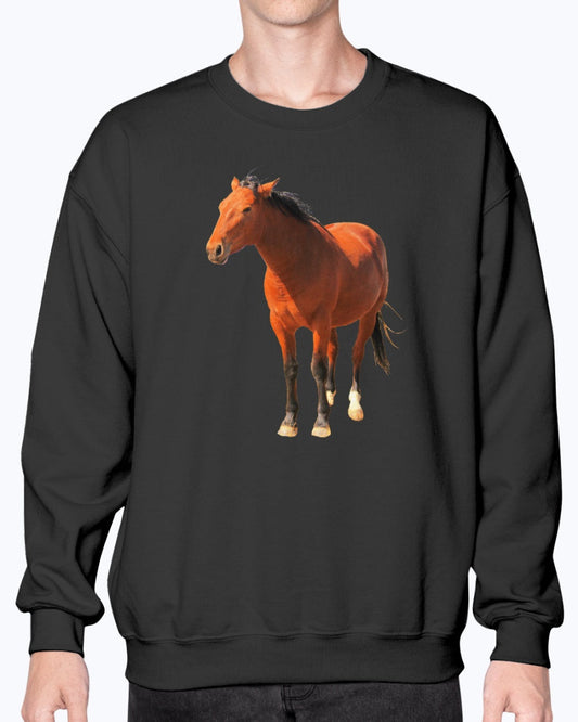 Desert Mustangs, Wild Horse Conservation, Moss Apparel, Crewneck Sweatshirt