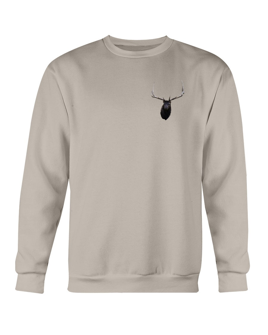 Elk, Wyldlife for Tomorrow, Moss Apparel, Crewneck Sweatshirt