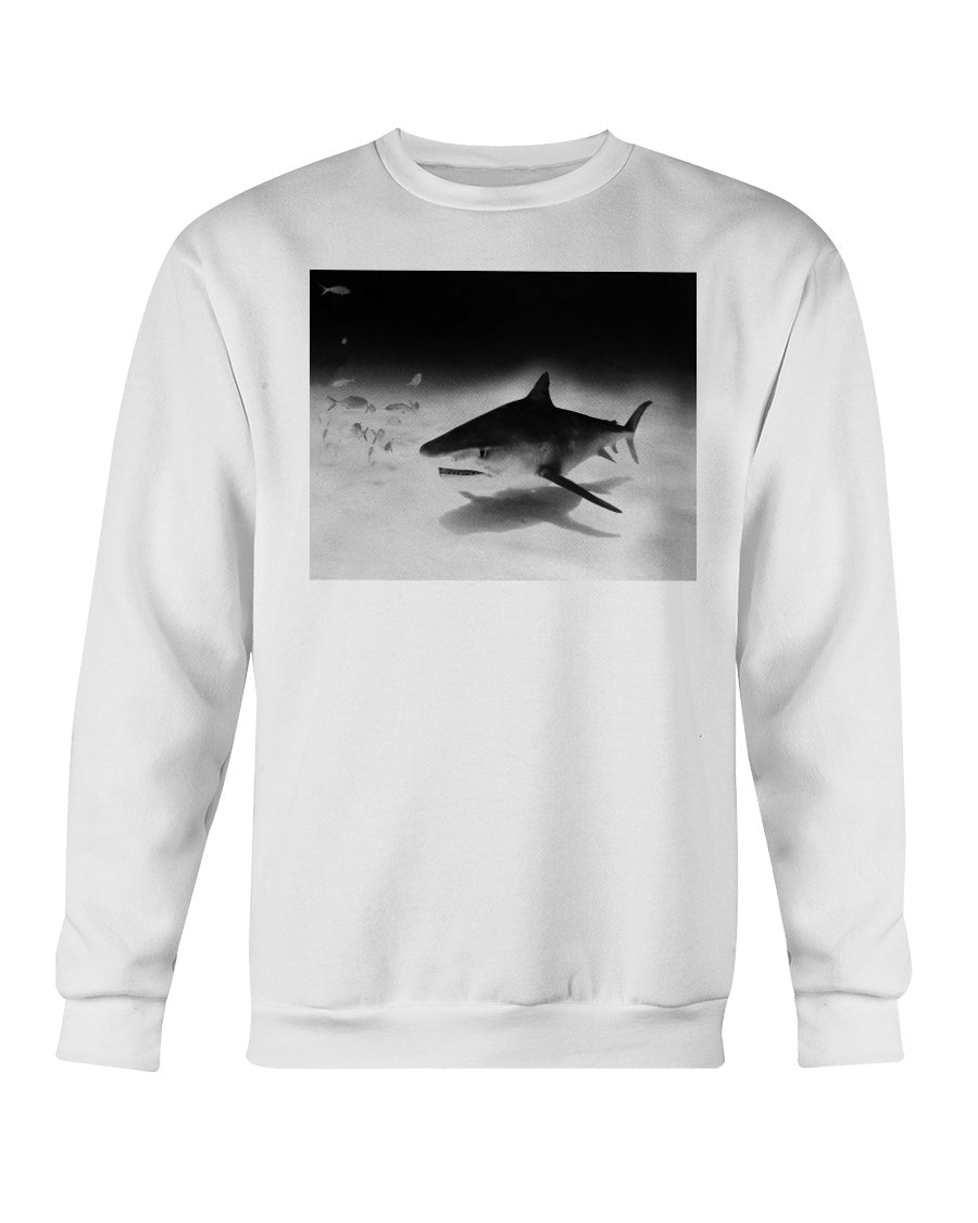 Tiger Shark Approach, Bimini Shark Labs, Moss Apparel, Crewneck Sweatshirt