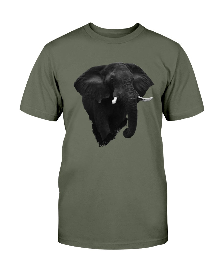 Elephant's Stand, Elephant, safari fans, Africa, Moss Apparel, Unisex T-Shirt