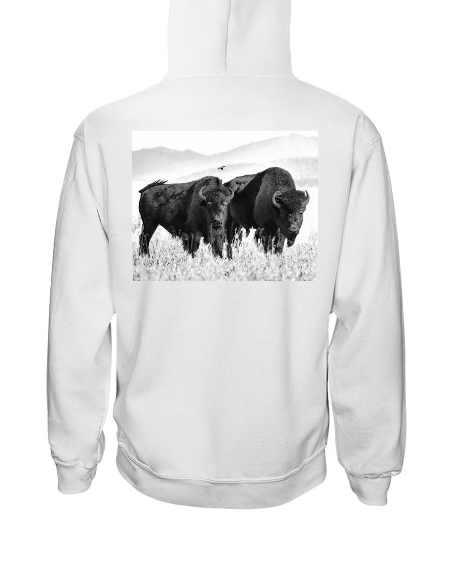 Bison Couple, Wyldlife For Tomorrow, Moss Apparel, Hoodie