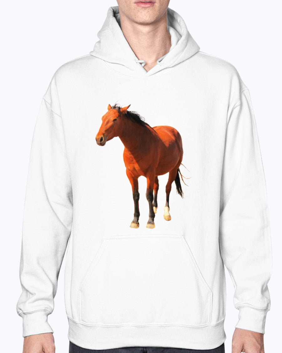 Wild Mustangs, Moss Apparel, Red Desert Horse Herd Conservation Unisex Hoodie
