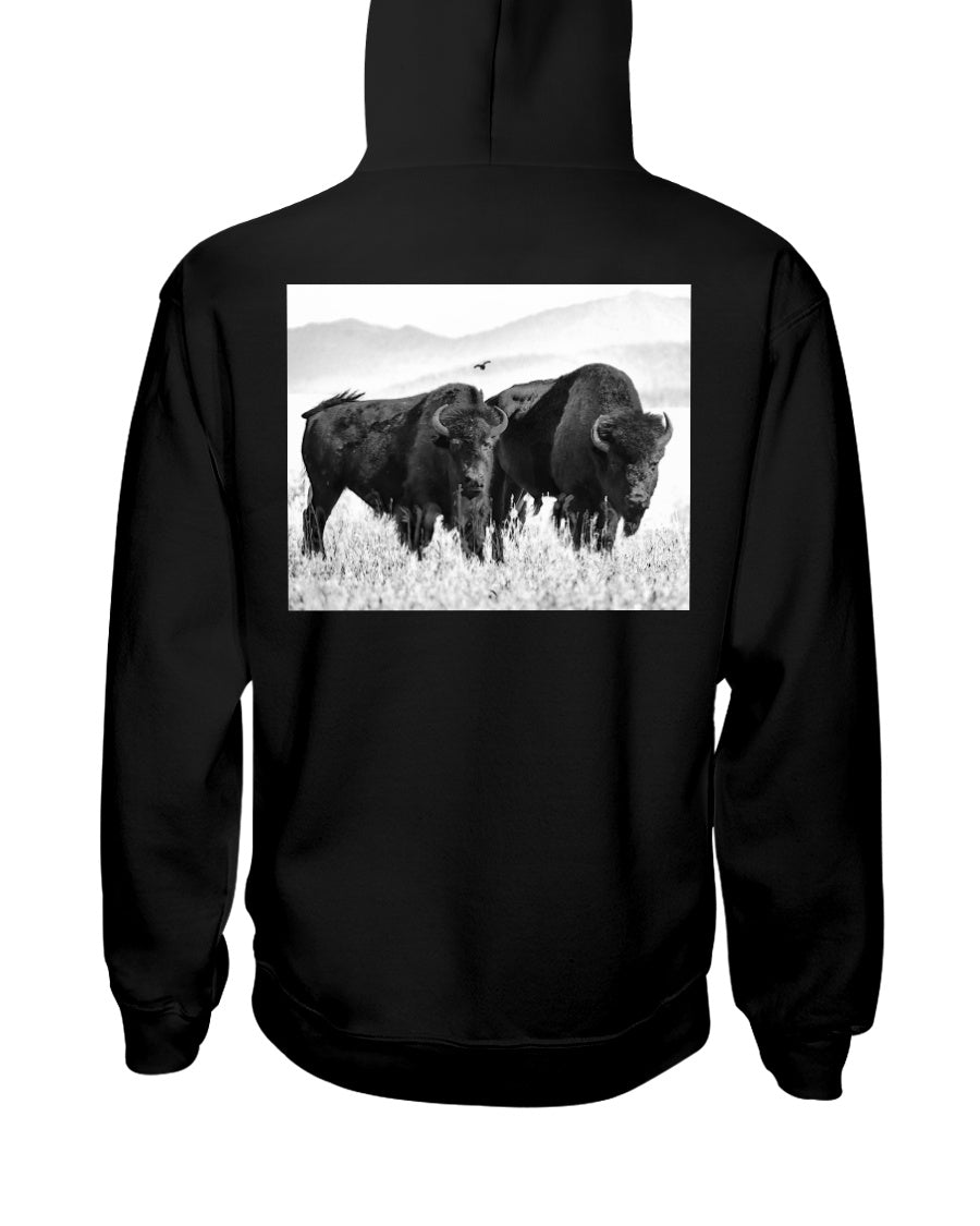 Bison Couple, Wyldlife For Tomorrow, Moss Apparel, Hoodie