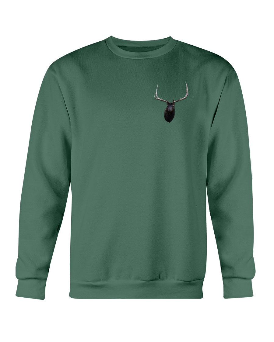 Elk, Wyldlife for Tomorrow, Moss Apparel, Crewneck Sweatshirt