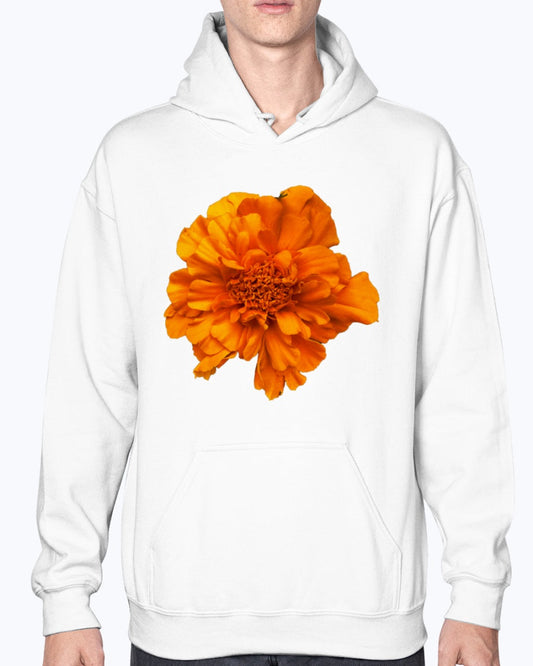 Carnation Flower Floral, Flower, Moss Apparel, Unisex Hoodie