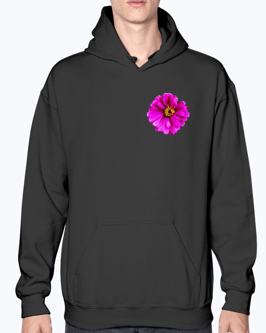 Purple Flower, Flower Designs, Moss Apparel, Unisex Hoodie