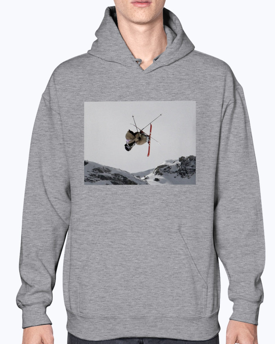 Big Air Jumper Hoodie: Extreme Sports, Moss Apparel, Unisex Hoodie