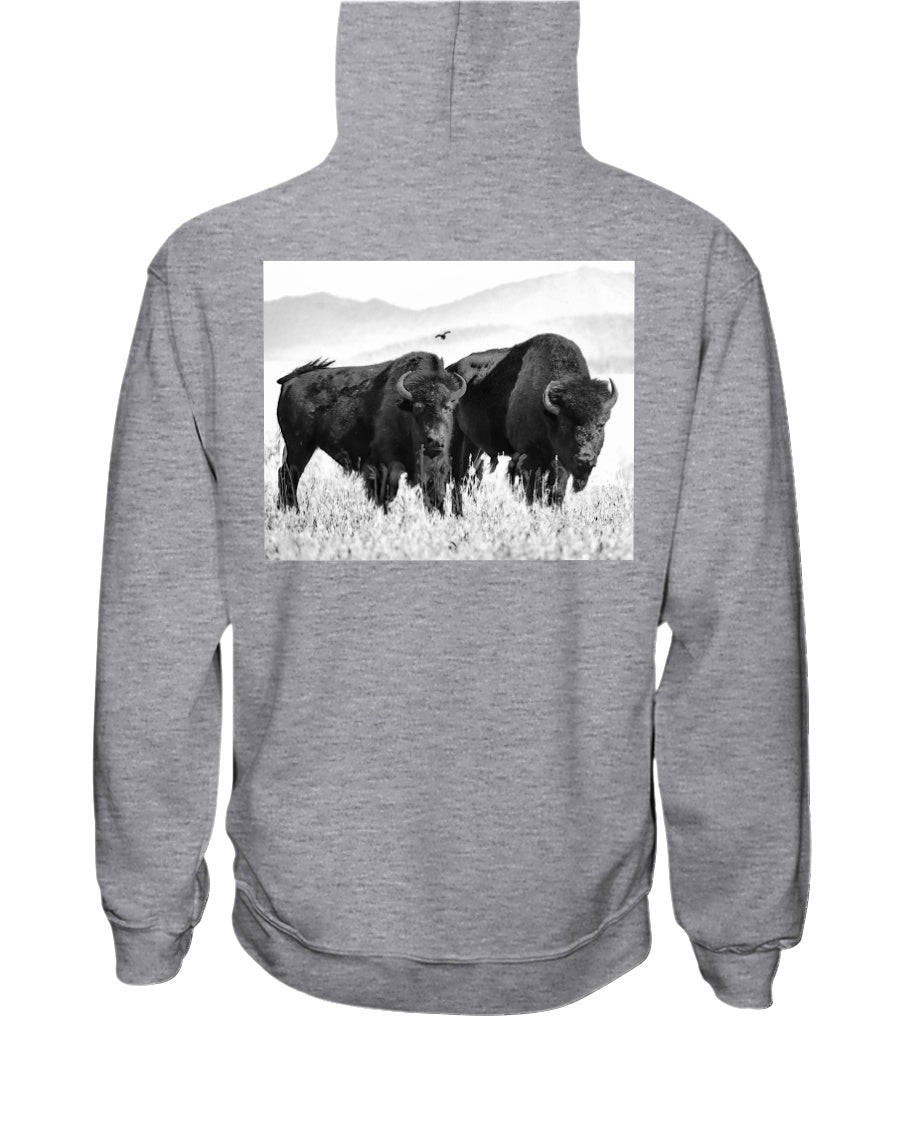 Bison Couple, Wyldlife For Tomorrow, Moss Apparel, Hoodie