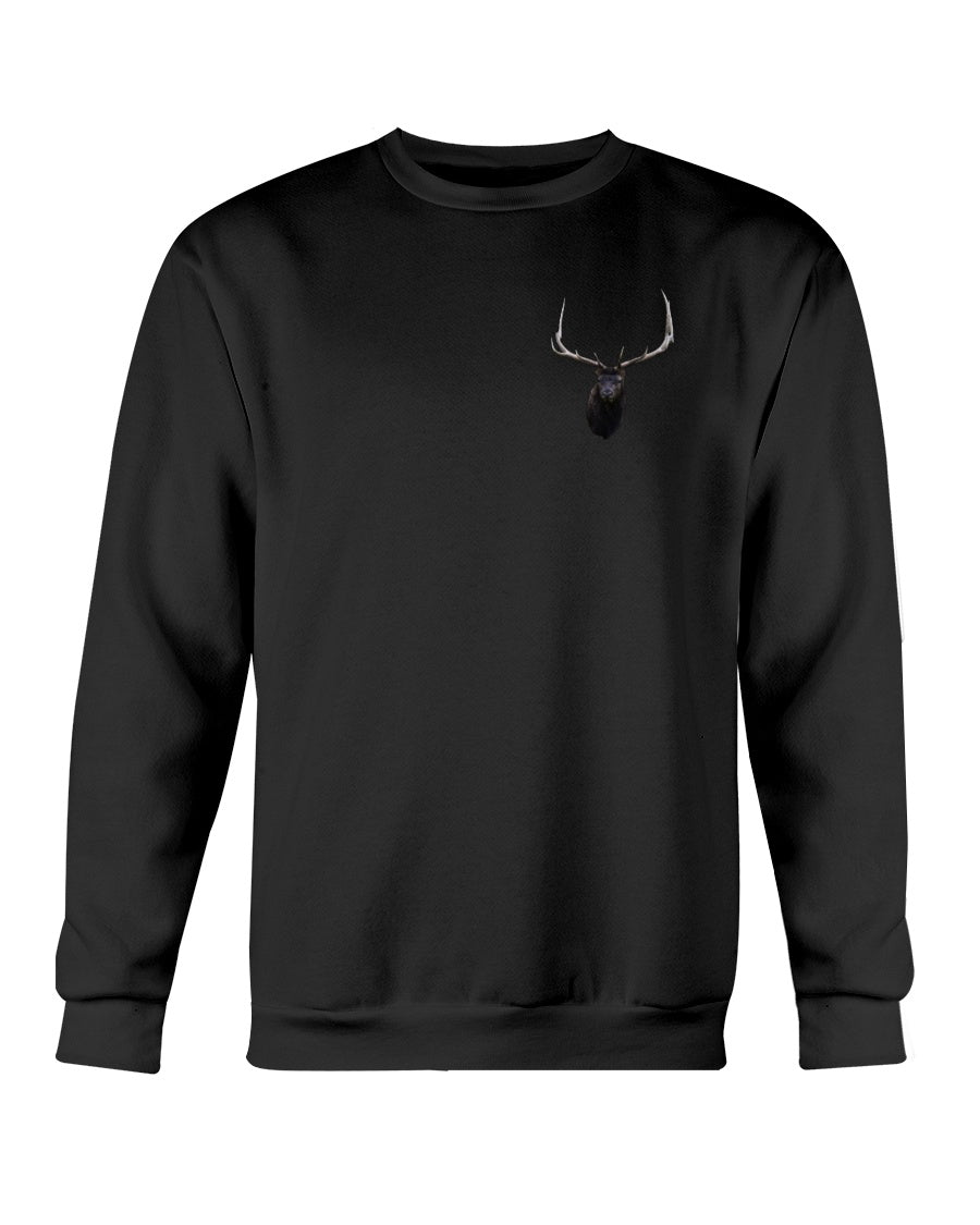 Elk, Wyldlife for Tomorrow, Moss Apparel, Crewneck Sweatshirt